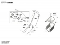 Bosch 0 600 898 003 Arm 32 Accu Lawnmower 230 V / Eu Spare Parts